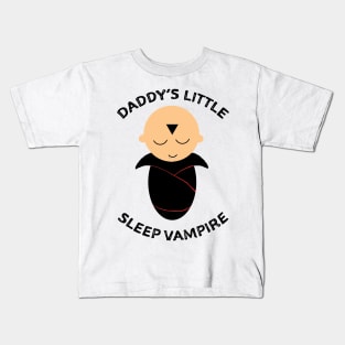 Daddy's sleep vampire Kids T-Shirt